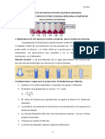 Preparación de Disoluciones Líquidas Binarias (Diluciones Sucesivas) Modificad Aula