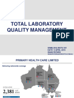 Total Laboratory Quality Management