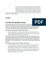 Types Dry Pipe Fire Sprinkler System: Active Fire Protection Fire Sprinklers