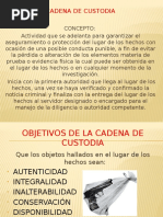 Cadena de Custodia Presentacion