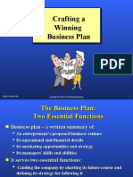 Crafting A Winning Business Plan