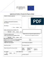 Residence Permit For The Purpose of Studies 010716 New2