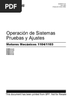 Manual Taller Motor Perkins 1104 Pruebas y Ajustes - Unpw