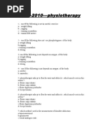 8 April 2010 Saudi Council Physiotherapy