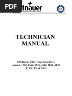 Tuttnauer 1730,2340,2540,3140,3850,3870 Autoclave - Service Manual