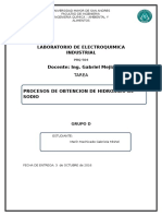 Obtencion de NAOH Por Metodos Electroquímicos 