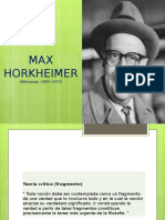 Max Horkheimer