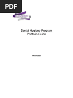 Dental Hygiene Portfolio Guide