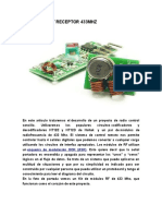 Transmisor y Receptor 433mhz