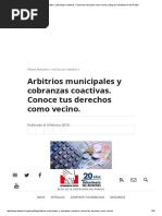 Arbitrios Municipales y Cobranzas Coactivas. Conoce Tus Derechos Como Vecino