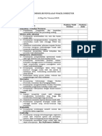 Formulir Penilaian Wakil Direktur