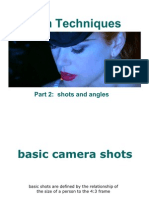 Presentation 1, Part 2 - Film Terms and Techniques, Shots and Angles