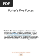 Porter's, Visi, Misi, Dan SWOT Analysis