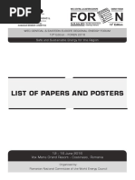 List of Papers and Posters PDF