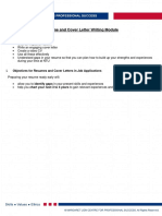 Resume & Cover Letter Writing Handout 3