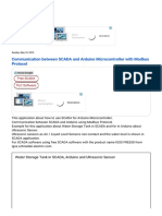 Communication Between SCADA and Arduino Microcontroller With Modbus Protocol