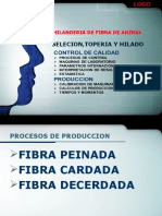 SELECION, TOPERIA Y HILADO Proyecto