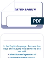 Reported Speech