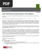 IAS 32 Financial Instruments - Presentation