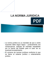 La Norma Juridica y Clasificación - Lógica Jurídica