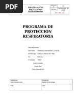 Programa de Protección Respiratoria