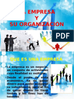 La Empresa y Su Organizacion