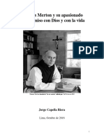 Thomas Merton y Su Apasionado Compromiso Con Dios y Con La Vida