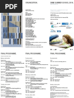 Conference Program BMW Summer School