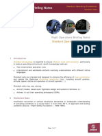 Flight Operations Briefing Notes