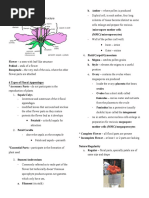 Botany - Flower Structure PDF