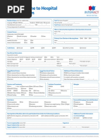 INTERACT Nursing Home To Hospital Transfer Form