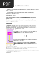 Estudio de Las Leyes de Los Gases