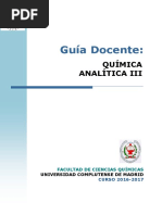 GQ - Guia Docente Quimica Analitica III - 2016 - FINAL