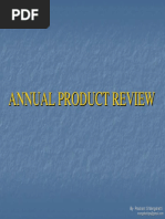 Annual Product Review