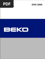 BEKO 2008 User Manual