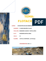 Flotacion de Plomo y Zinc