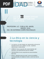 2.1.2 Decisiones Eticas en La Investigación Científica.