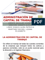 Administración de Capital de Trabajo