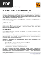 Six Sigma y Teoria de Restricciones Toc