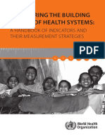 WHO - MBHSS - Health System Strengthening PDF