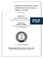 Relation Between Fundamental Rights and Directive Principle of State Policy