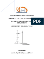 Shayma Chem II Lab Manual.... Petrochemical Engineering Department