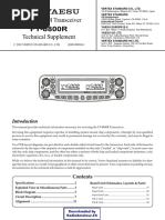 Dual Band FM Transceiver: SQL SQL VOL VOL