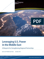 Leveraging U.S. Power in The Middle East: A Blueprint For Strengthening Regional Partnerships