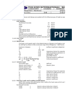 Design Criteria - Warehouse