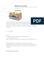 La Compresibilidad de La Roca