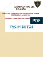 Geología Del Petróleo y Yacimientos