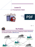 12 Transportation Model LP