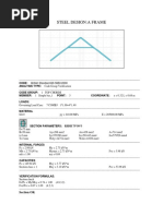 Steel Design:A Frame: British Standard BS 5950:2000