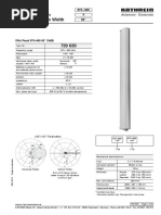 Panel Dual Polarization Half-Power Beam Width